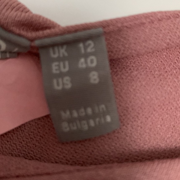 ASOS 1 shoulder maternity dress- pink- size 8 - Picture 5 of 6